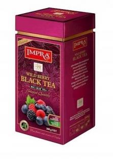 Impra Wildberry Black Tea 200 g puszka Herbata czarna liściasta owoce leśne