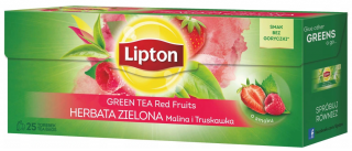 LiptonGreen Tea Malina Truskawka Zielona  25tb