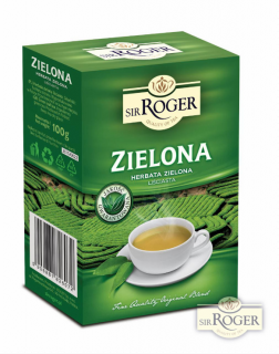 Sir Roger herbata liściasta 100g ZIELONA