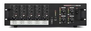 Fonestar MAZ-4480 - Wzmacniacz P.A. wielostrefowy z matrycą audio 5x4. 4 x 135 W max, 4 x 120 W RMS. 4 strefy: 4Ω/8Ω/100V/70V/25V