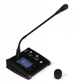 Fonestar MPX-400MIC - Mikrofon dedykowany do matrycy MPX-4088, wyposażony w selektor stref oraz funkcje pagingu
