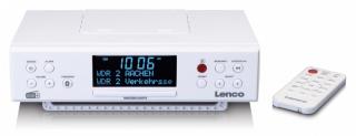 Lenco KCR-190WH - Radio kuchenne FM/DAB z Bluetooth