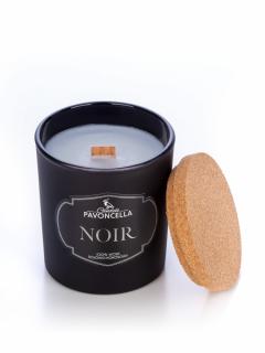 Naturalna świeczka Pavoncella o zapachu Noir 135g czarna