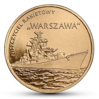 .2 zł  2013  Polskie Okręty-Niszczyciel  rakietowy Warszawa