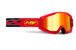 Gogle FMF Powercore Flame Red - Mirror Red