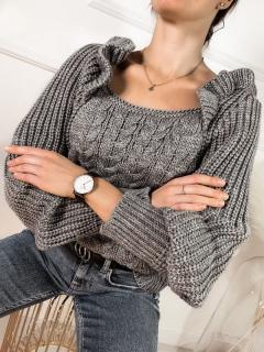 SWETER LUCY SZARY