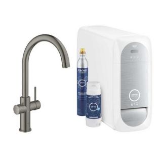 Zestaw Grohe Blue Home Brushed Hard Graphite 31455AL1