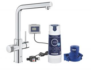 Zestaw Grohe Blue Pure Vento wylewka stała, filtr S Chrom