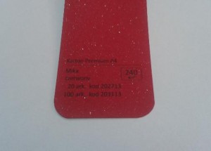 Karton Premium A4 Mika Czerwony 20 ark./op. 240 g/m2