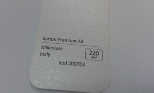 Karton Premium A4 Millenium Biały 20 ark./op. 220 g/m2