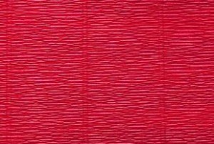 Krepina Bibuła Włoska 180g 50cm x 2,5m Carmino Red 586