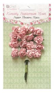 Kwiaty papierowe Craft Powden Pink