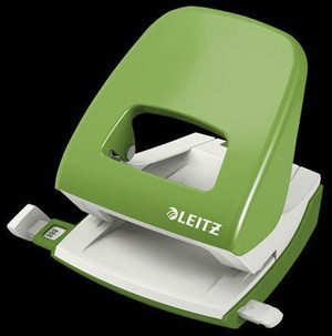 Dziurkacz Leitz NeXXt 5008 jasno zielony do 25 kartek duży metalowy