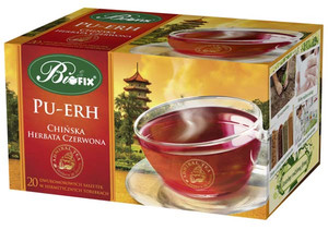 Herbata Bi Fix Admiral tea pu-erh chinska czerwona / 20 torebek