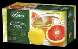 Herbata Bi Fix Premium czerwona pomarańcza z pigwą/ 20 torebek w koper