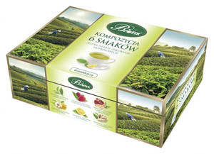 Herbata Bi-Fix Premium Kompozycje Herbaciane kompozycja herbat zielonych 6x10