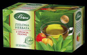 Herbata Bi Fix zielona z opuncją figową/ 20 torebek w kopertach