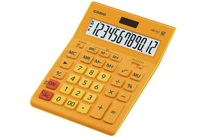Kalkulator Casio Gr-12 Biurowy pomarańczowy
