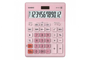Kalkulator Casio Gr-12 Biurowy różowy