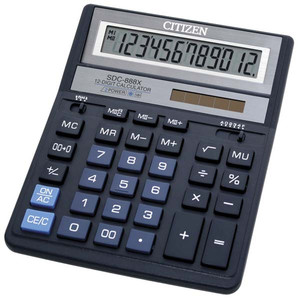 Kalkulator Citizen SDC 888 biurowy niebieski