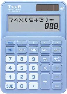 Kalkulator Dwuliniowy Toor Tr-1223 niebieski