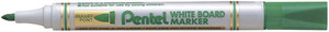 Marker do tablic suchościeralnych zielony końcówka okrągła Pentel MW85