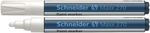 Marker olejowy biały końcówka okrągła Schneider Maxx 270