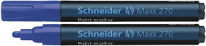 Marker olejowy niebieski końcówka okrągła Schneider Maxx 270