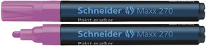 Marker olejowy różowy końcówka okrągła Schneider Maxx 270