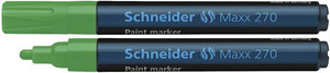Marker olejowy zielony końcówka okrągła Schneider Maxx 270