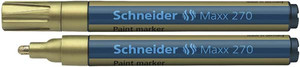 Marker olejowy złoty końcówka okrągła Schneider Maxx 270