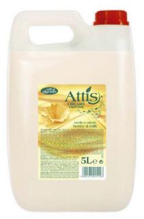Mydło w Płynie Attis 5L mleko i miód Gold Drop