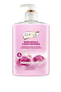 Mydło w płynie LUKSJA 500ml płatki róży i proteiny mleka