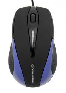 Mysz komputerowa Esperanza optyczna EM102B Sirius 3D niebieska USB