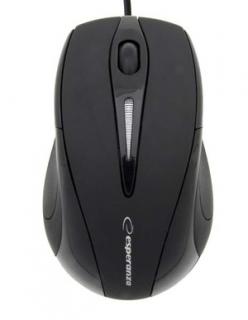 Mysz komputerowa Esperanza optyczna EM102K Sirius 3D czarna USB