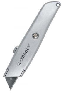 Nóż tapicerski metalowy Q-Connect z blokadą