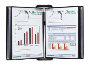 System prezentacyjny naścienny Tarfiold Veo A4 z 10 panelami