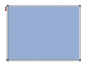 Tablica magnetyczna suchościeralna 60x40 cm niebieska w ramie aluminiowej Memobe