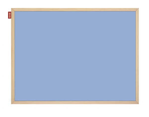 Tablica magnetyczna suchościeralna 60x40 cm niebieska w ramie drewnianej Memobe