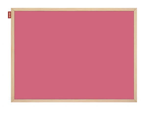 Tablica magnetyczna suchościeralna 60x40 cm różowa w ramie drewnianej Memobe
