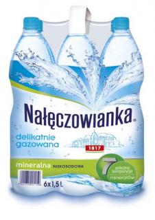 Woda Nałęczowianka 1,5 L/6 szt. lekko gazowana