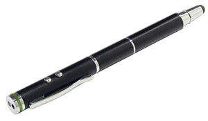 Wskaźnik laserowy/długopis 4w1 Leitz Stylus czarny