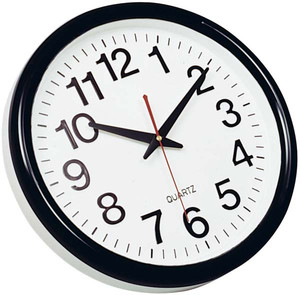 Zegar ścienny Q-Connect TOKYO czarny 28cm