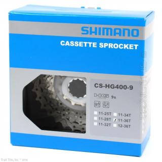 Kaseta Shimano Alivio CS-HG400 9speed 11-36T