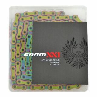 Łańcuch SRAM XX1 Eagle 12s 126L rainbow + spinka