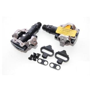 Pedały SPD Shimano PD-M520 czarne + bloki