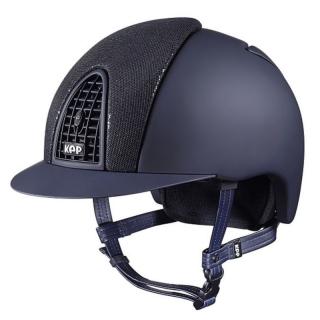 Kask Kep Italia Cromo Textilie Glitter granatowy