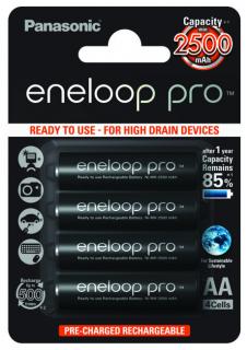 Akumulatorki Panasonic Eneloop R6 AA 2550mAh 4szt