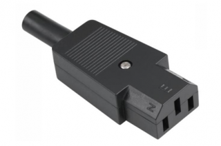 Gniazdo AC 3PIN na kabel komputerowy (GNI0121)