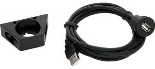 Gniazdo USB montażowe - kabel 2m (2083#)
